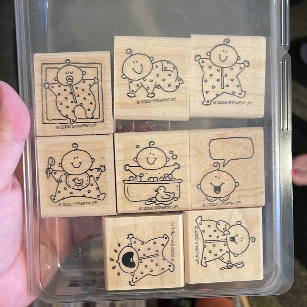 2001 StampinUp scrapbooking stamps, brand new